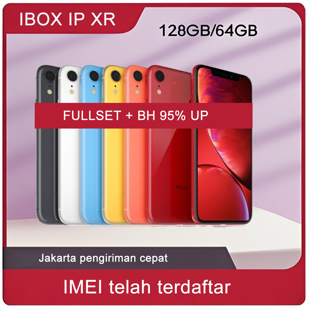 IBOX IP XR  second 64GB/128GB FULLSET ORIGINAL 100% All operator Kondisi Perfect
