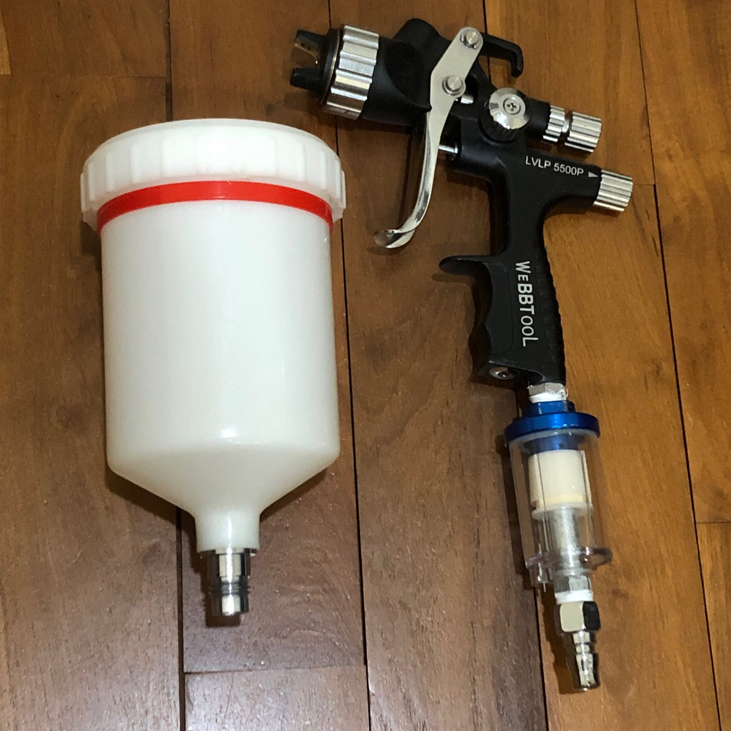 Spray Gun Weebtool LVLP 5500P fullset