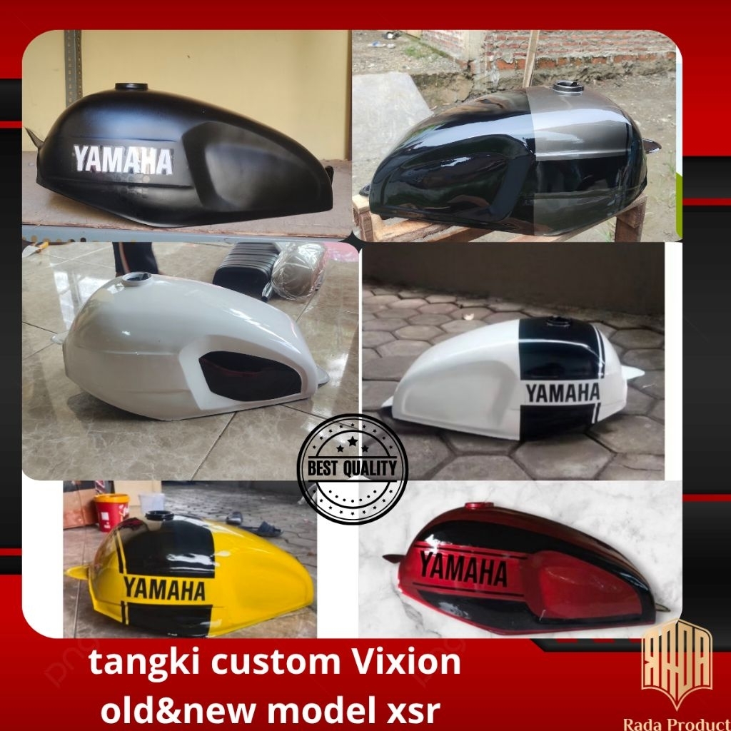 Tangki cat custom Vixion model xsr PNP Vixion old dan Vixion new