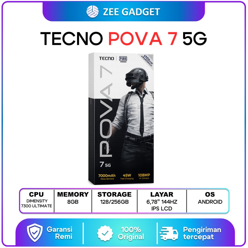 Tecno Pova 7 5G 8GB/128GB I 8GB/256GB