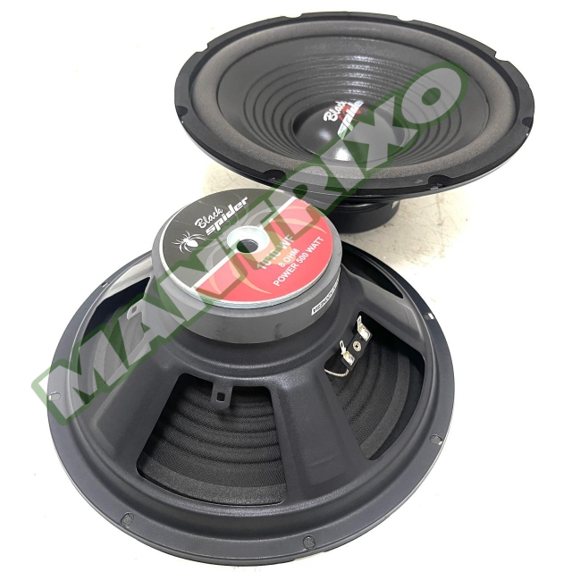 Promo 2Pcs Speaker Komponen BlackSpider 1010WF 10inch 500watt 8ohm Original Black Spider BS 1010 wf 