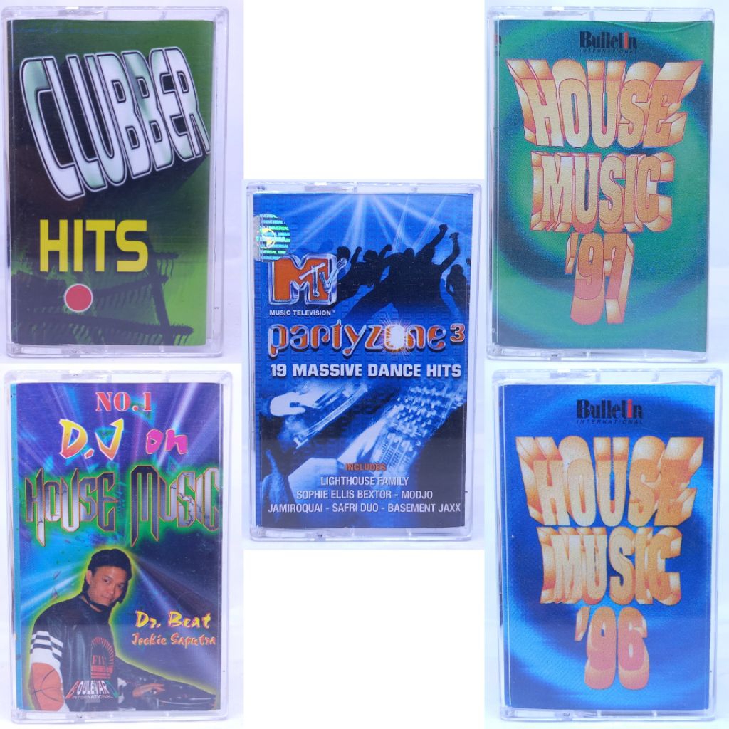 Kaset pita Disco DJ dancing stardust discotheque night club house music kompilasi remix disko mixtap