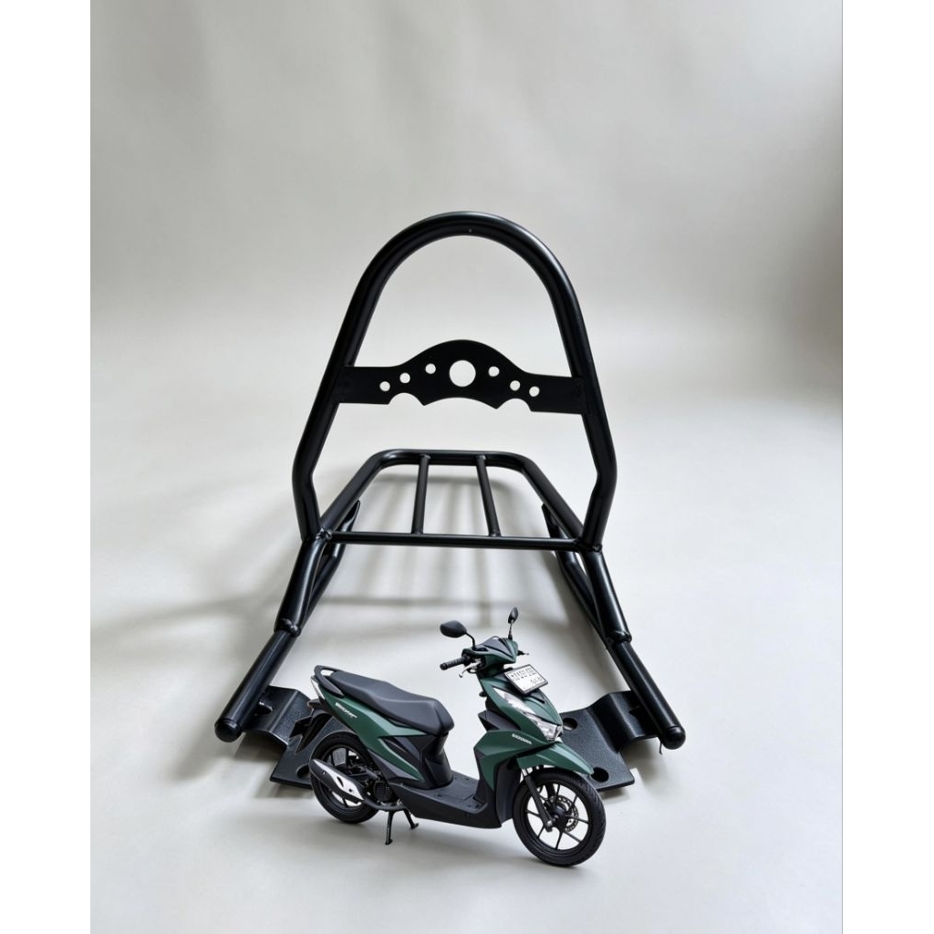 sandaran jok motor beat deluxe /behel box plus sandaran motor beat deluxe