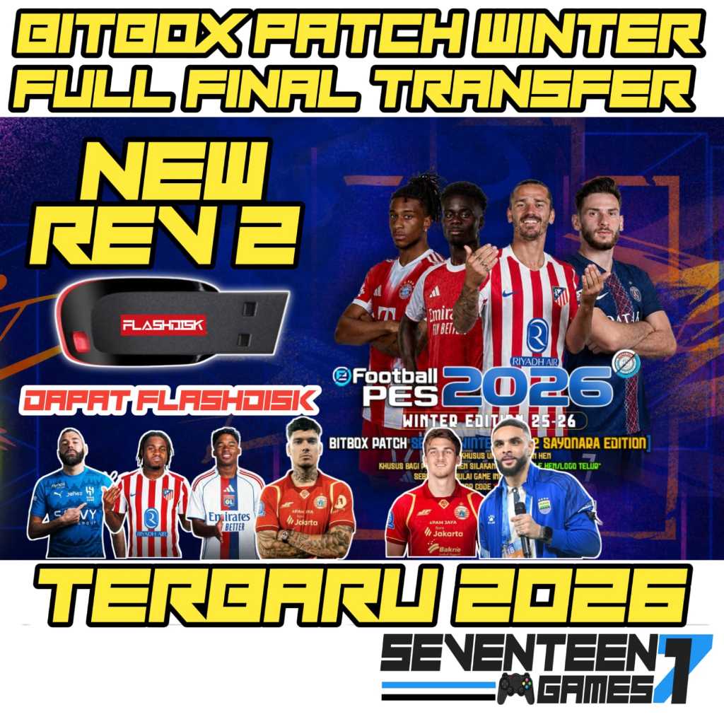PES 2026 Game Bola Untuk PS3 Update Terbaru Game Ps3 Cfw Hfw Hen Gembox