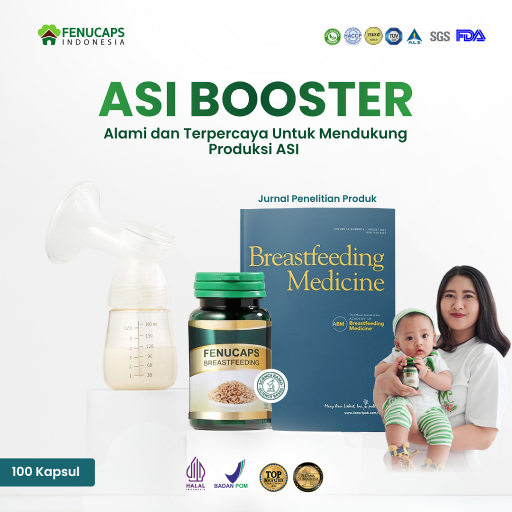 Fenucaps Asi Booster Pelancar Asi (100 kap)