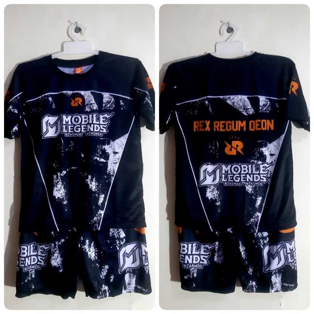 SC COLLECTION / SETELAN BAJU ANAK FREE FIRE TEAM SQUAD RRQ | SETELAN BAJU ANAK TEAM RRQ EVOS ML FF O