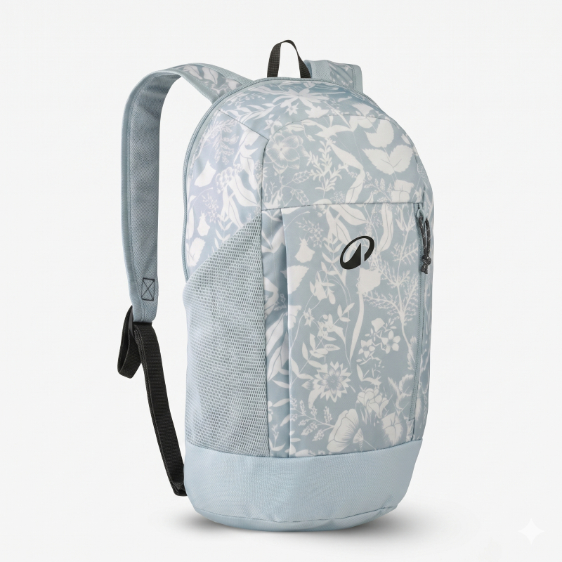 Decathlon QUECHUA Tas Ransel Arpenaz NH100 - 10L - Biru Grafik - 8844349