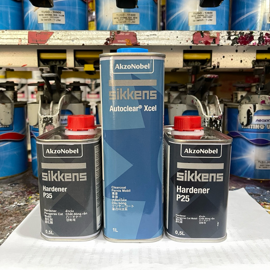 Clear coat sikkens autoclear xcel + hardener