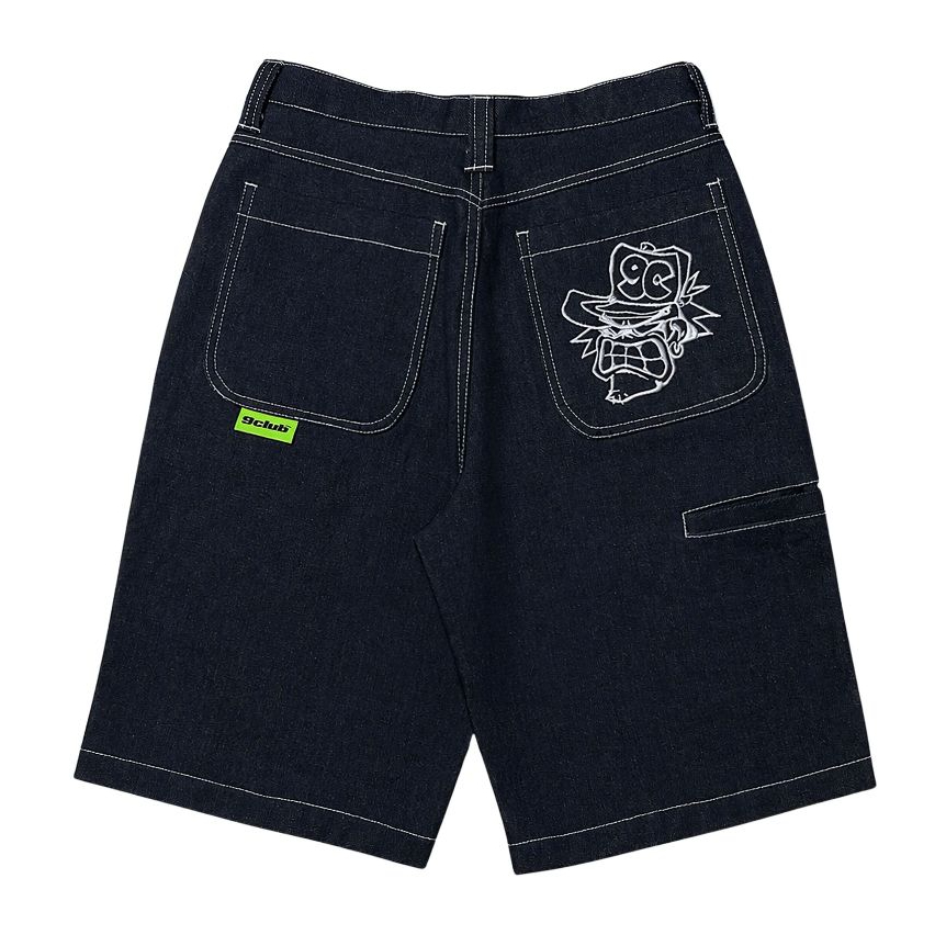 9CLUB JORTS PANTS 9C BOYZ DENIM BLUE 14 OZ