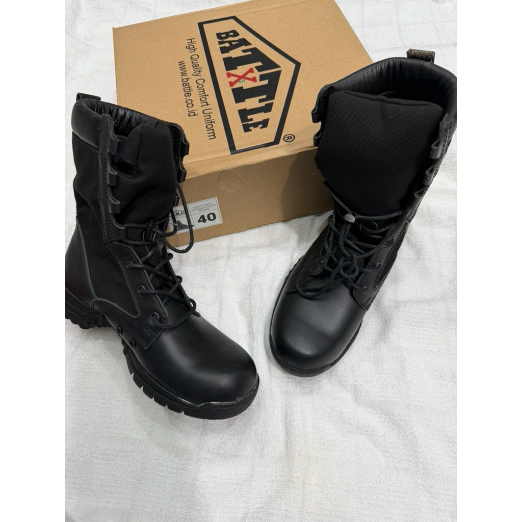 sepatu pdl jatah brimob terbaru / sepatu pdl brimob terbaru