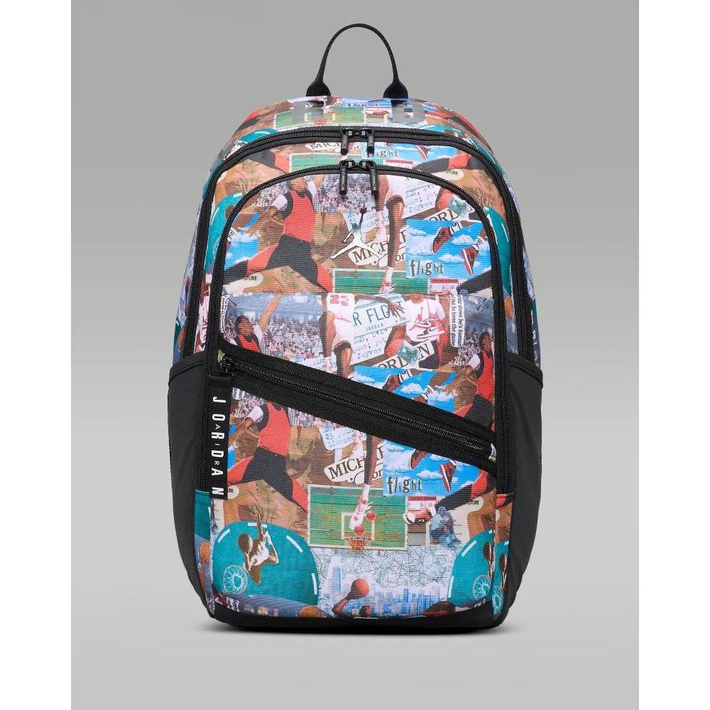 NIKE AIR JORDAN BACKPACK BAG PACK AIR PATROL RANSEL K5T FULL PRINT AOP VINTAGE BASKET