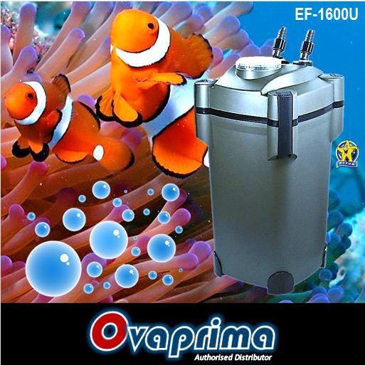 Resun EF-1600U Filter Tabung Aquarium Aquascape dengan Lampu UV Canister Filter with UV Lamp Resun E