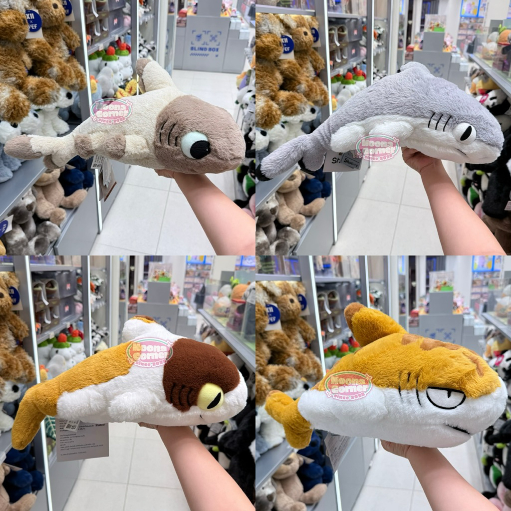 NEW ‼️ Boneka Hiu SHARKITTY Plush Toys Original Medium Size Series (50cm) Siamese / Tiger Orange / S