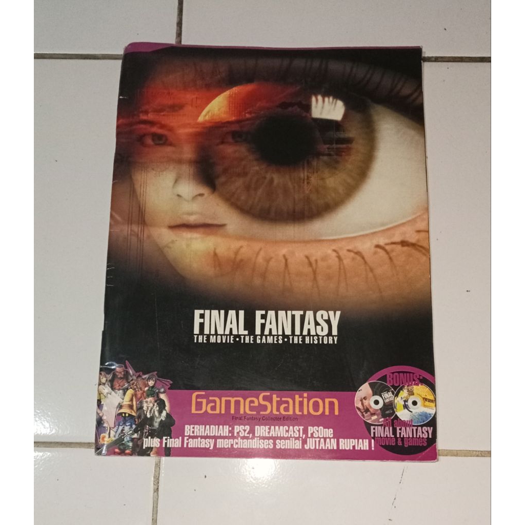 Majalah GameStation Final Fantasy Collector Edition Rare Original