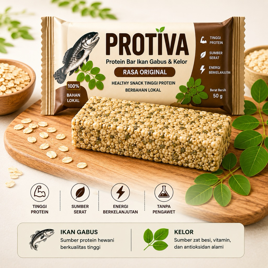 PROTIVA Protein Bar Ikan Gabus & Kelor