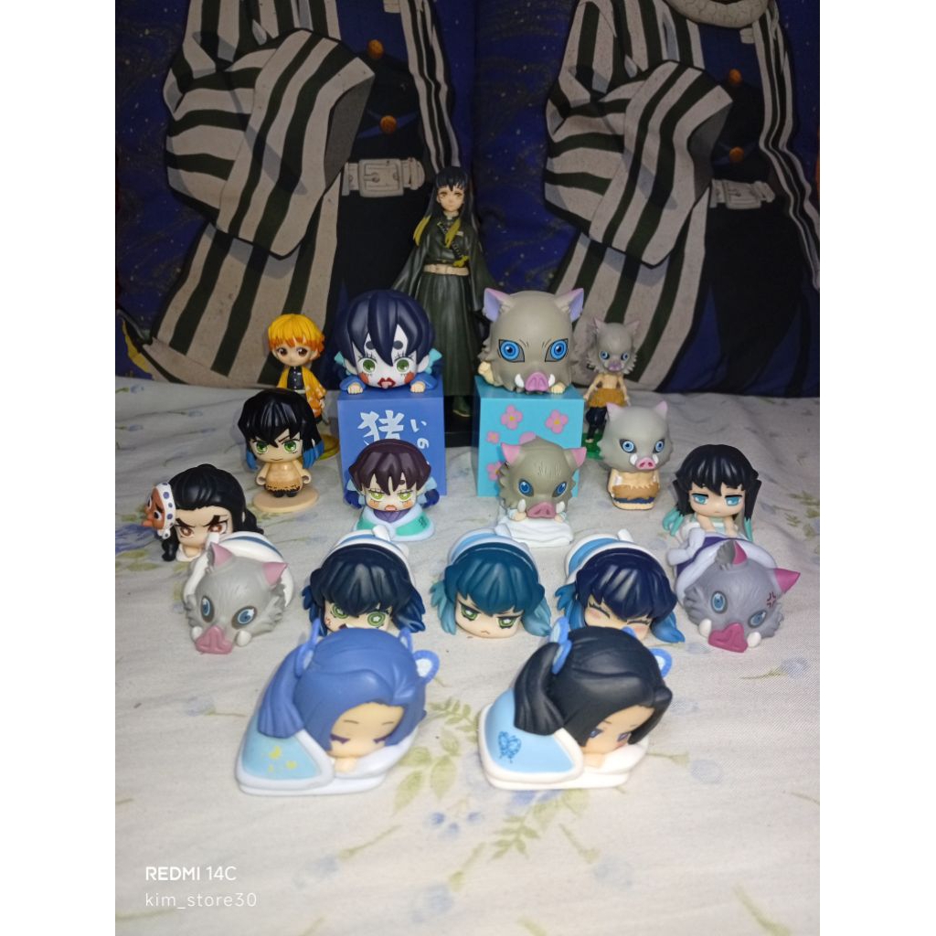 [ OFFICIAL ] Anime Demon Slayer Figure Gachapon Qposket Onemutan
