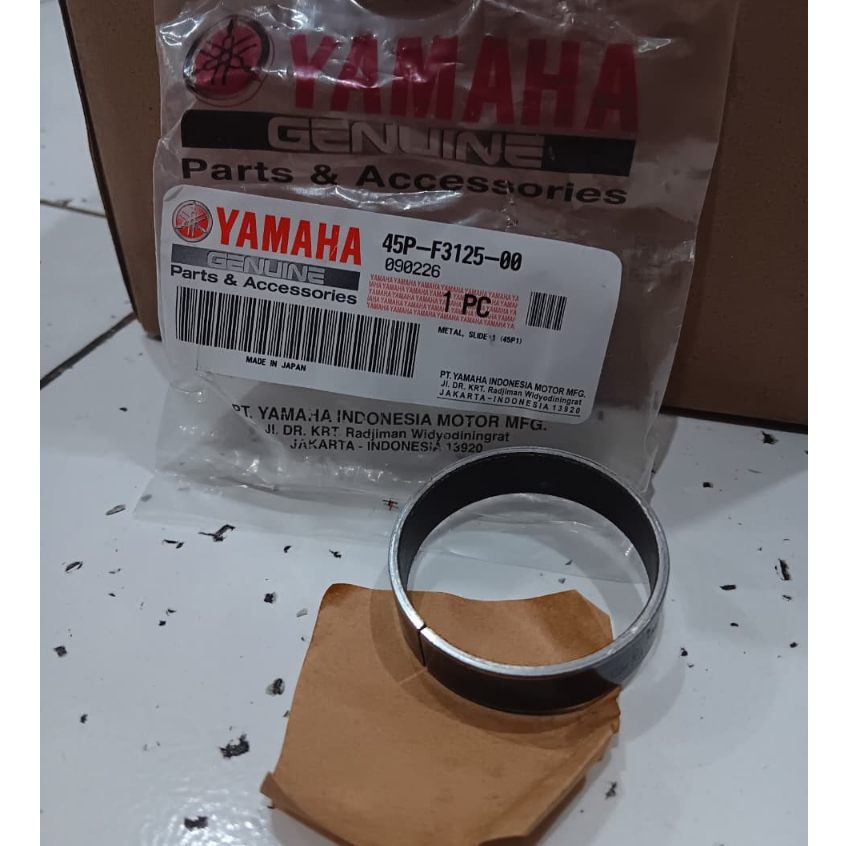 45P-F3125-00_Metal Slide Bosh Skok Shock Depan Yamaha R25, MT25, Byson