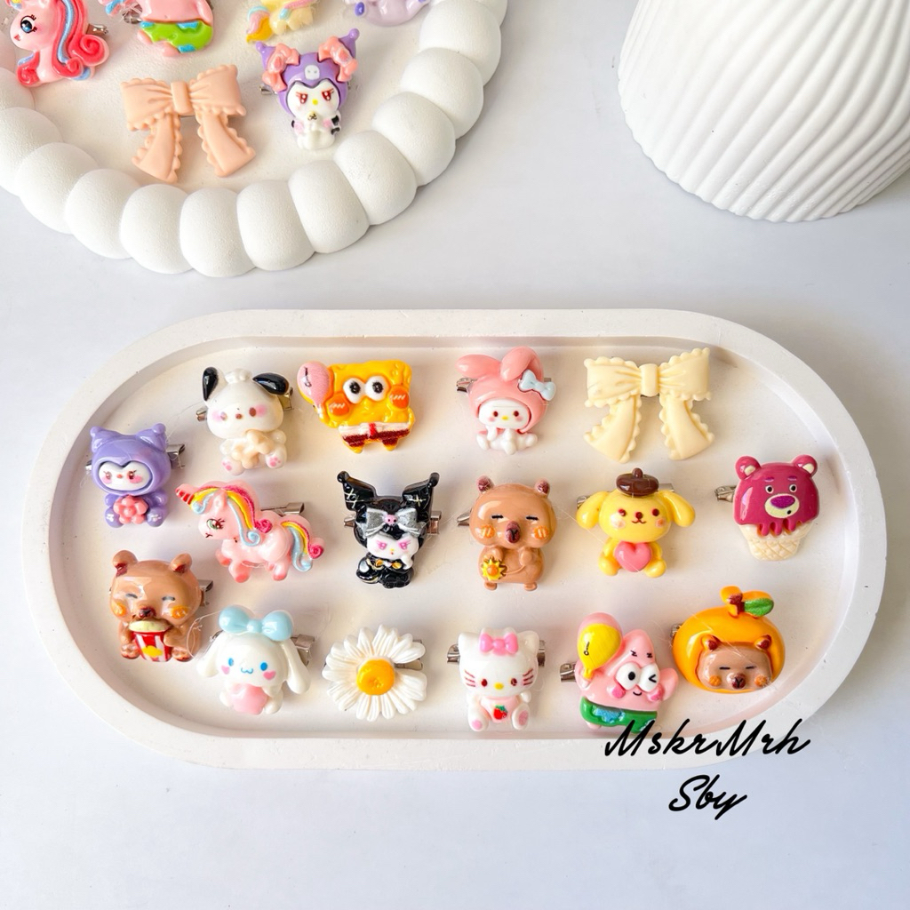Bros dagu / pin hijab / bros karakter / Bros Pin / Pin resin / Bros baju / Bros Hijab /Bros Bunga / 