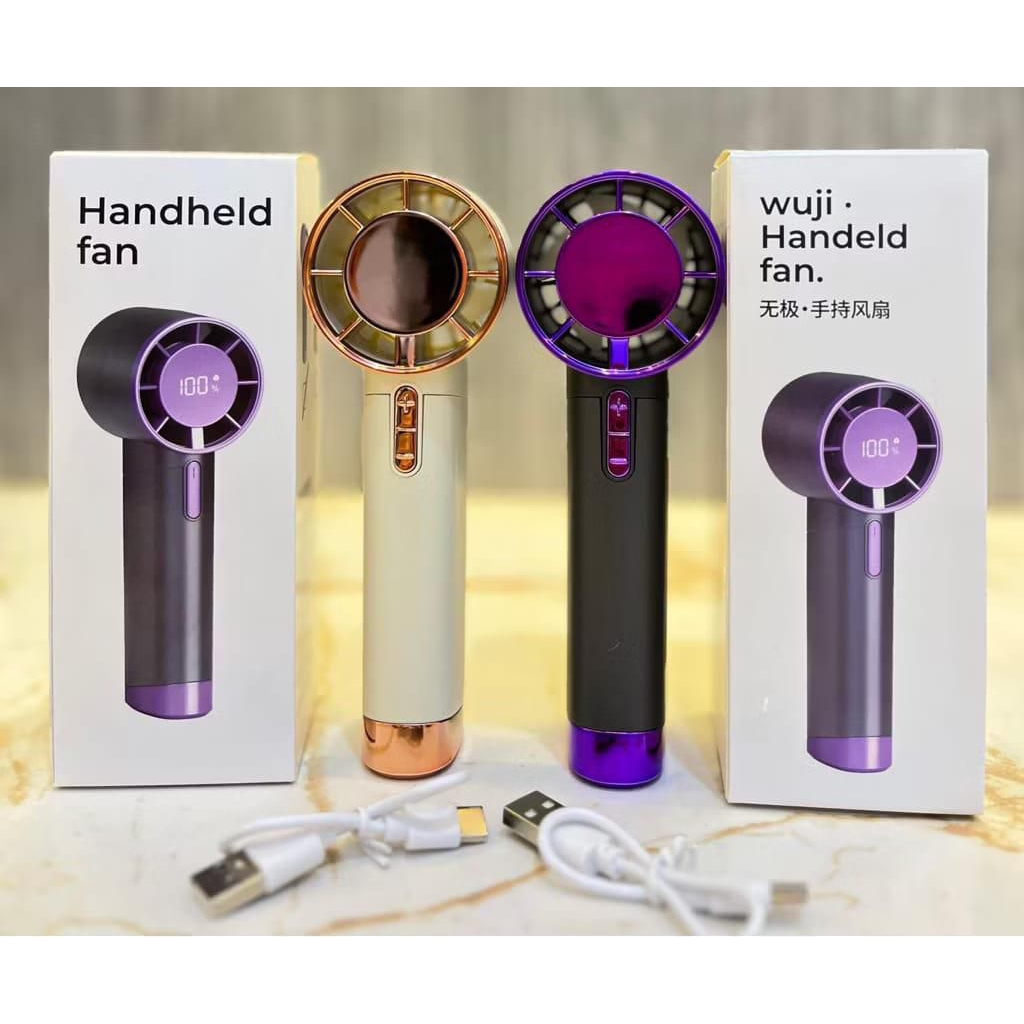 Kipas Angin Portable Mini Turbo Dengan Baterai Besar Minimalis - Kipas Angin Mini Desain Minimalis -