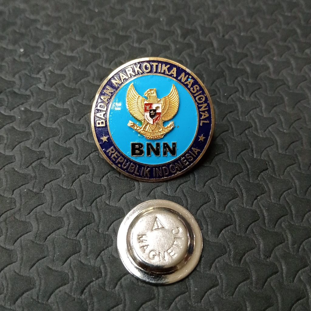 PIN BNN MAGNET / PIN BADAN NARKOTIKA NASIONAL RI / PIN BNN / BNN PIN MAGNET