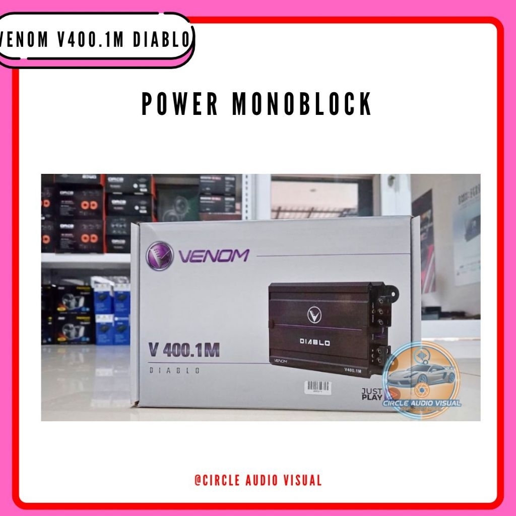VENOM POWER MONOBLOCK V400.1M VENOM DIABLO