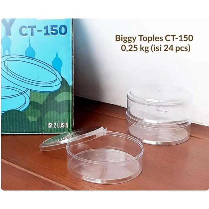 Biggy 250 Gram Mika Kode CT150 Toples Kue Kering Nastar Kastengel Kue Kacang