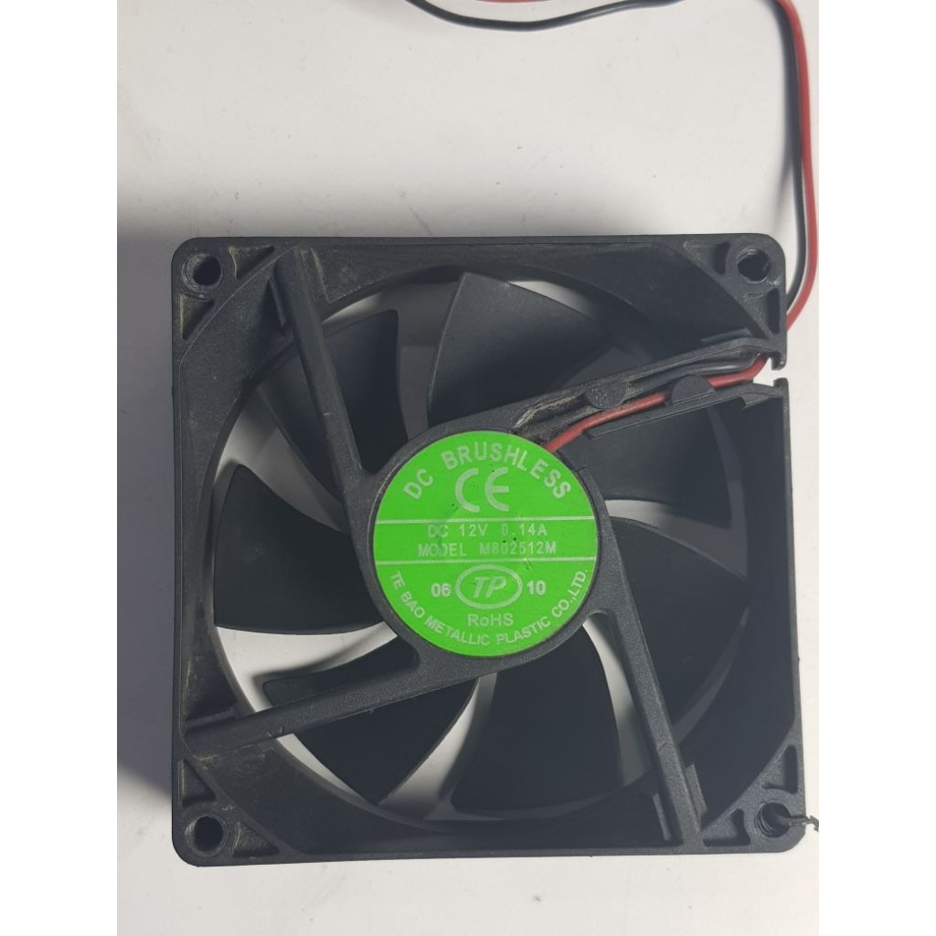 Fan kipas TP DC 12V-0,14A 8x8cm 2pin