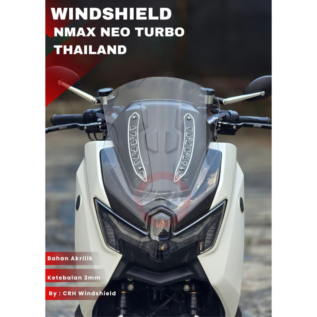 Windshield Yamaha Nmax Turbo, Nmax neo, Max Turbo | Visor Nmax Turbo | Visor Neo s | Windshield Nmax