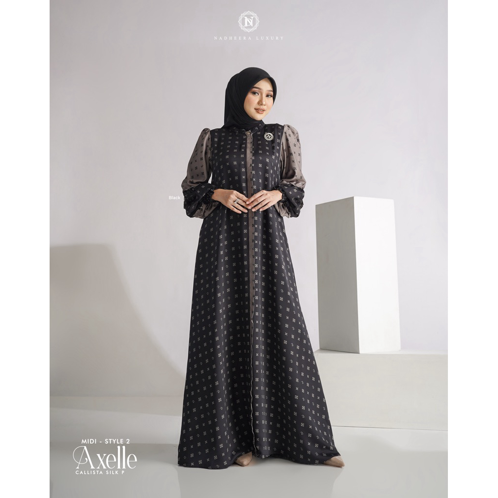 AXELLE DRESS STYLE 2 NADHEERA COLLECTION // NADHEERA COLLECTION // GAMIS 2026