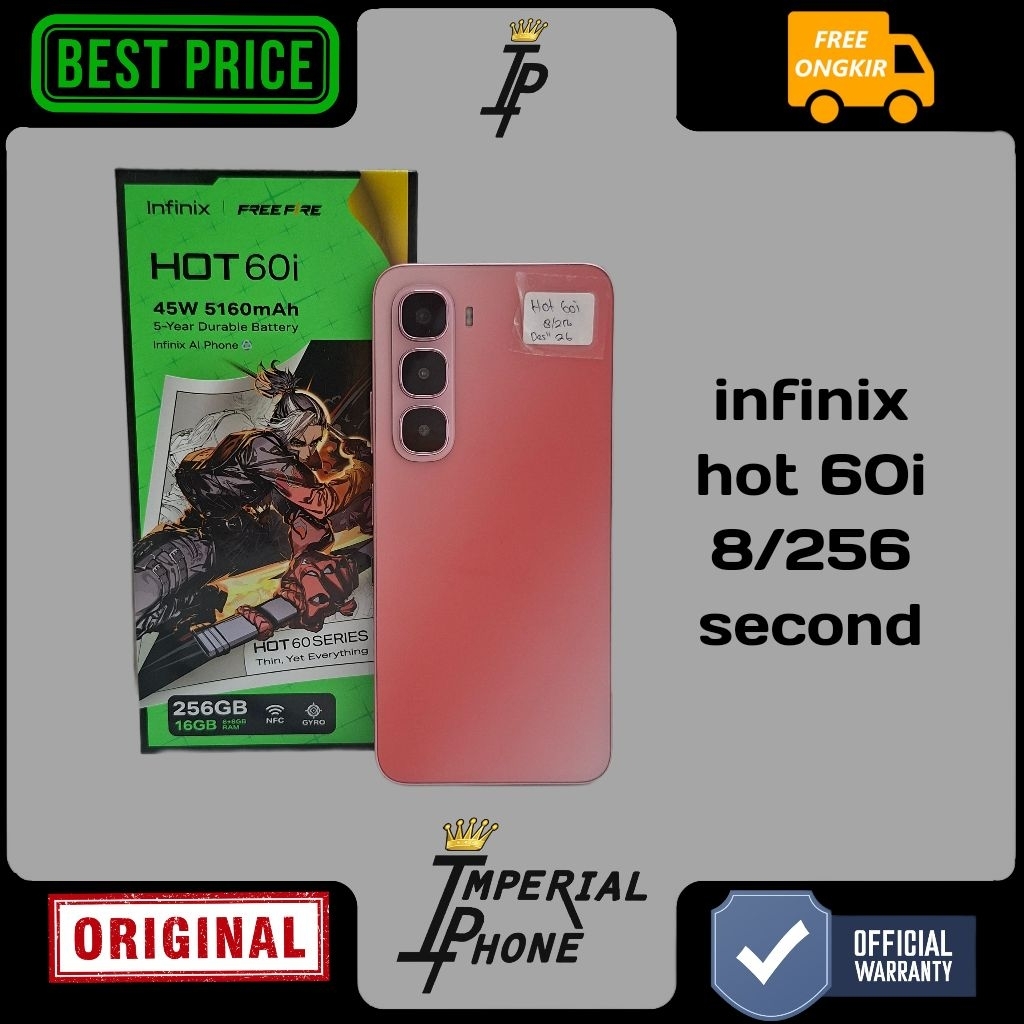 infinix hot 60i 8/256 second