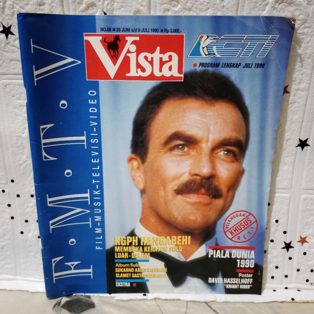 MAJALAH VISTA NO 88 JUNI JULI 1990
