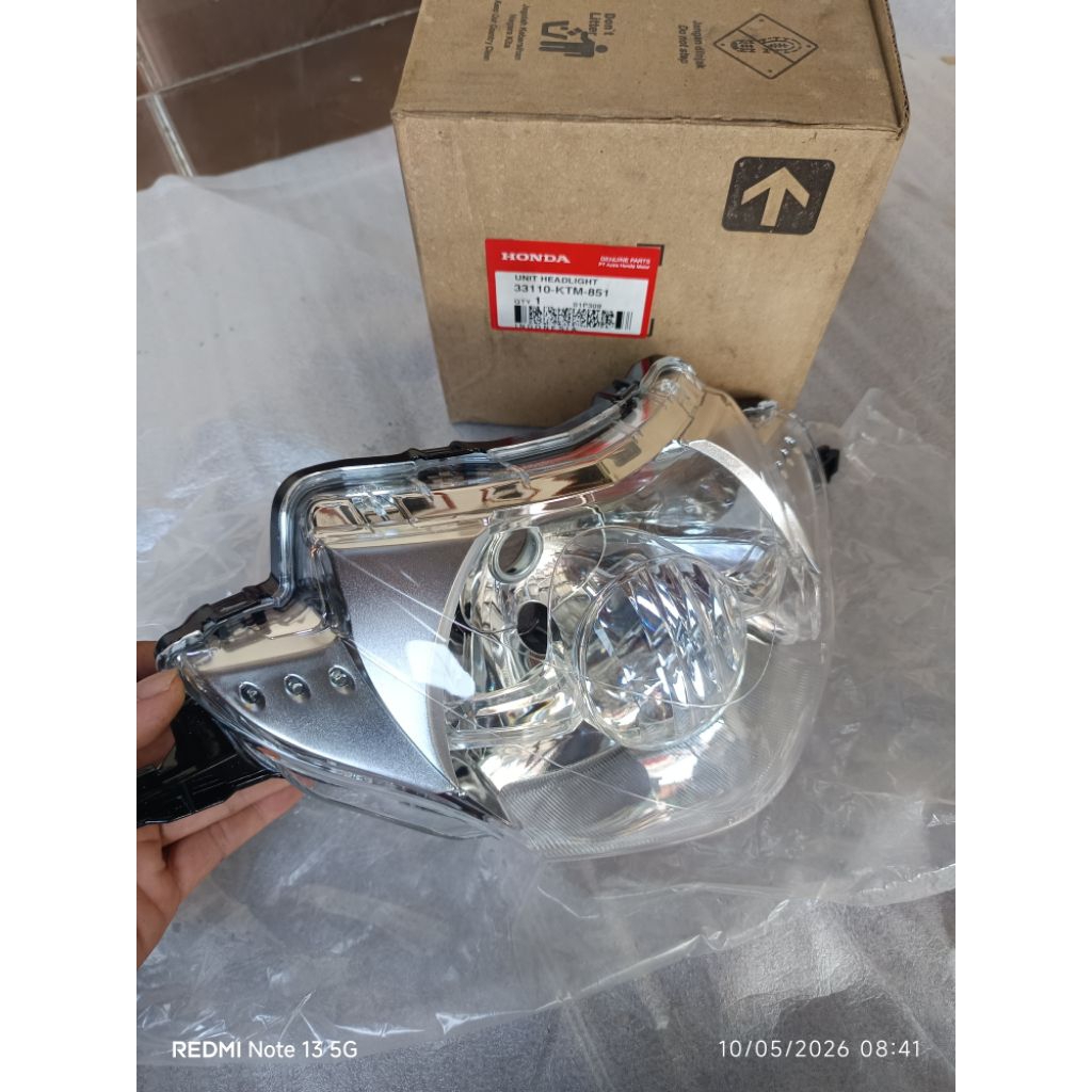 reflektor lampu depan Honda supra x125 old lama original ahm