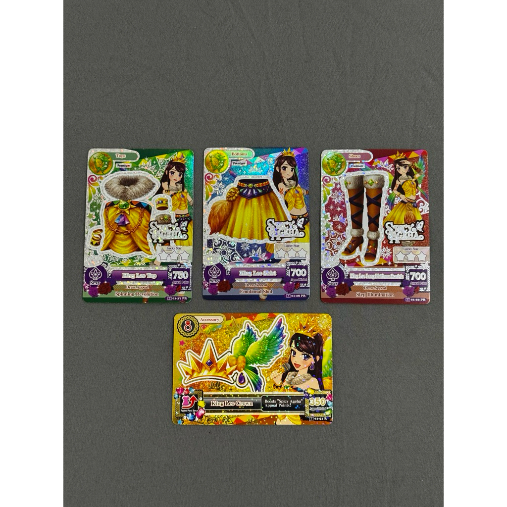 Aikatsu King Leo Fullset Premium Rare