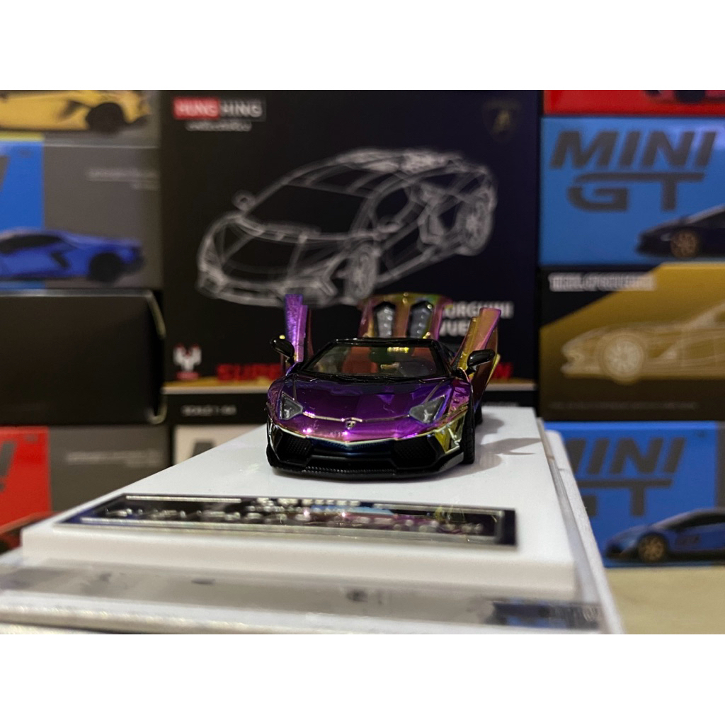 rhino model Lamborghini aventador lbwk chrome