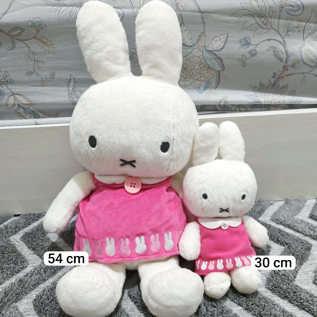 boneka miffy sweet dress pink limited edition / boneka miffy jumbo
