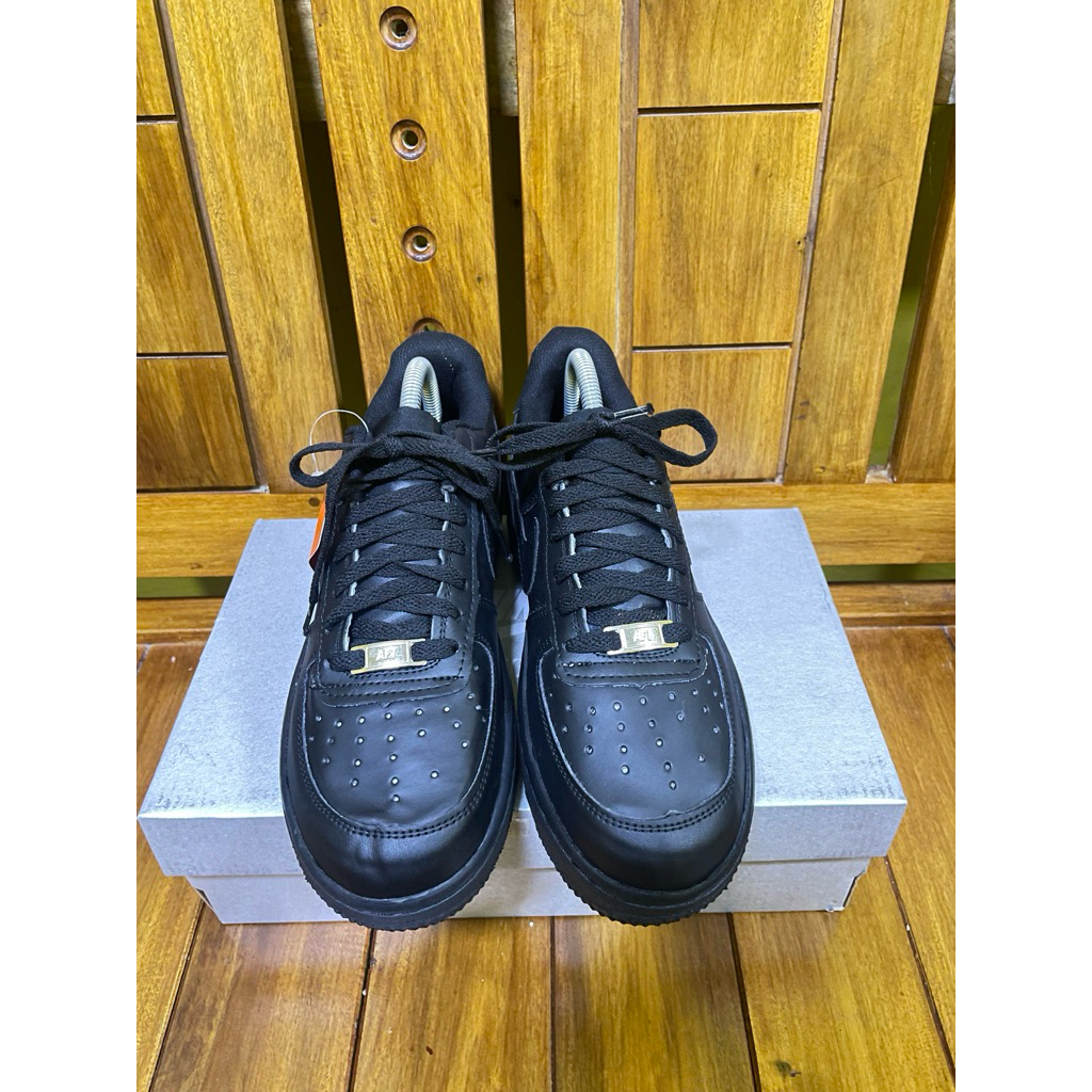 SEPATU AF 1 FULL BLACK PREMIUM
