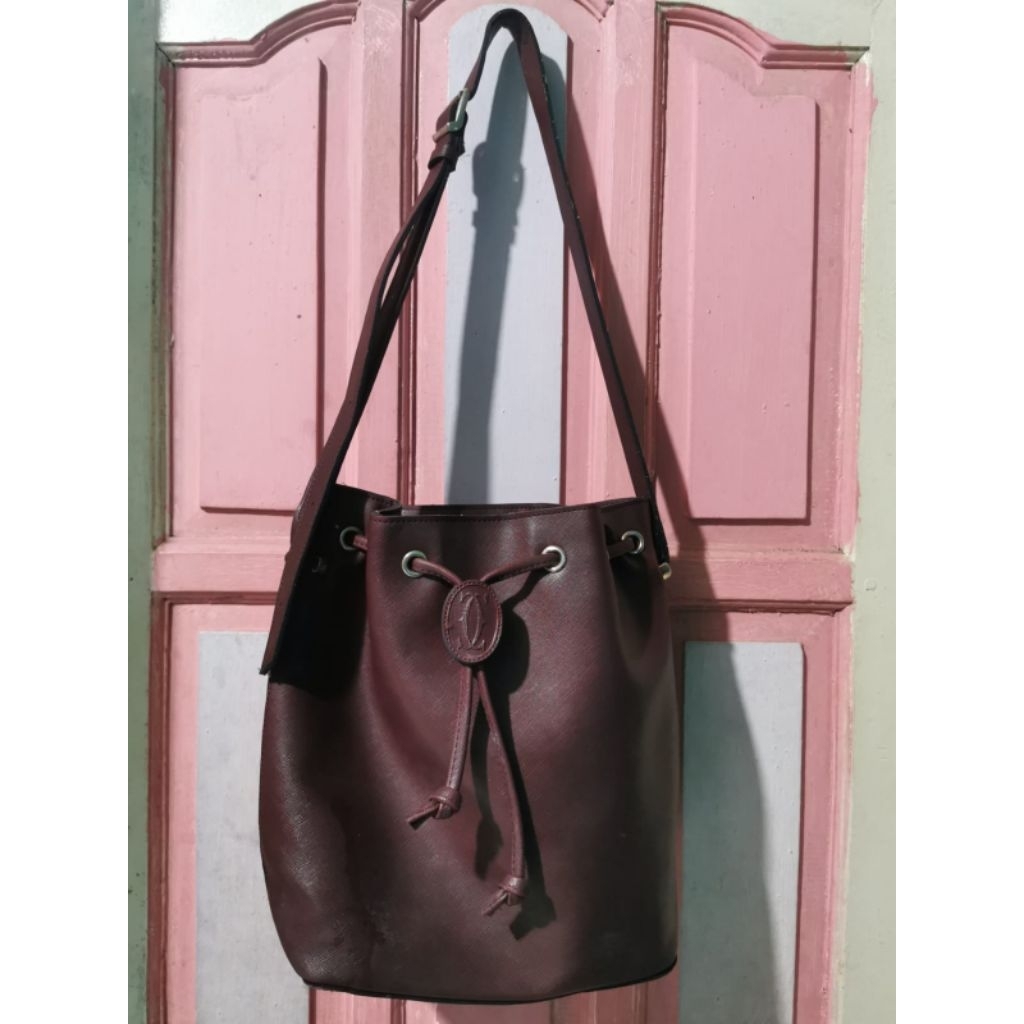 cartier BAG maroon
