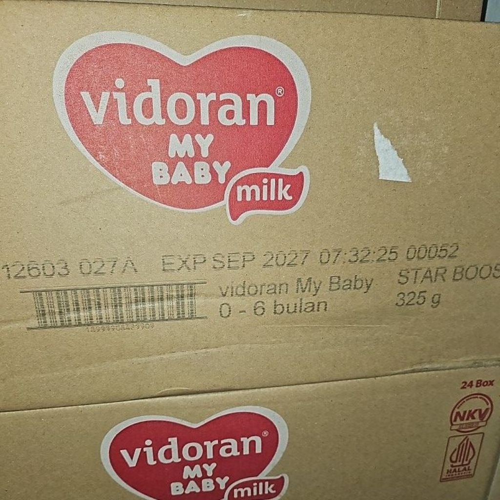 VIDORAN MY BABY 0-6 bulan 325 gram 1 karton