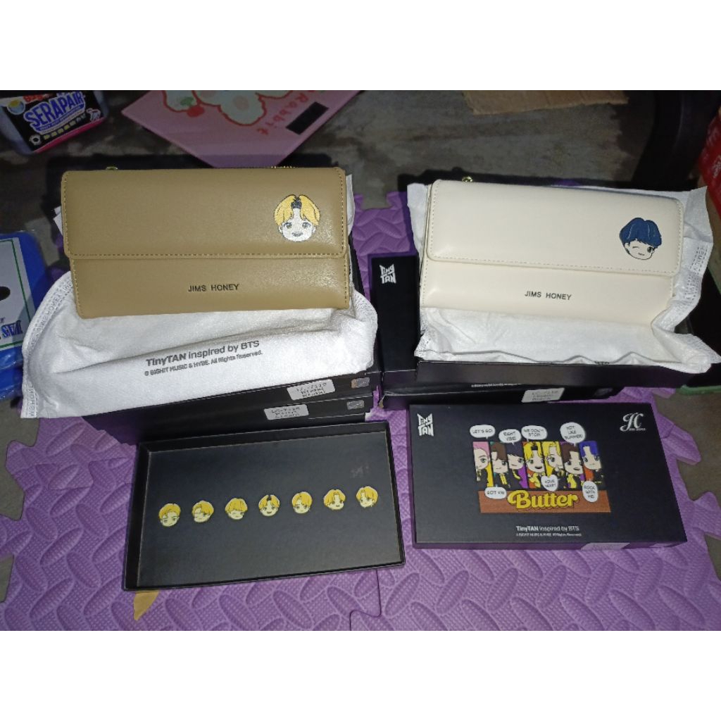 Jims Honey Dompet TinyTan - Dompet Jims Honey BTS - Dompet Panjang Jims Honey