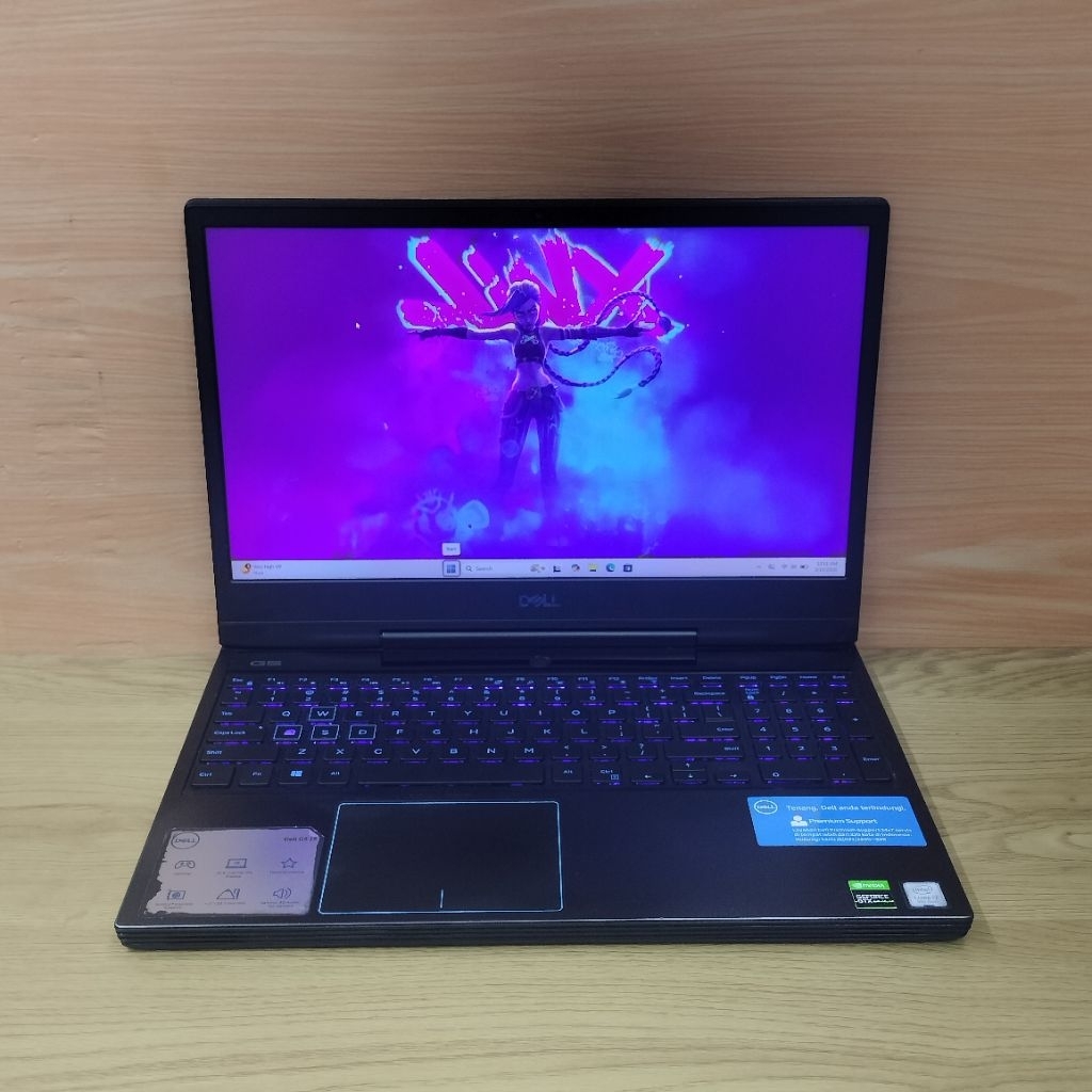 Laptop 2nd  Gm Dell G5 15 5590 CORE I7-9750H RAM 8GB SSD 256GB GTX 1660 TI 6GB