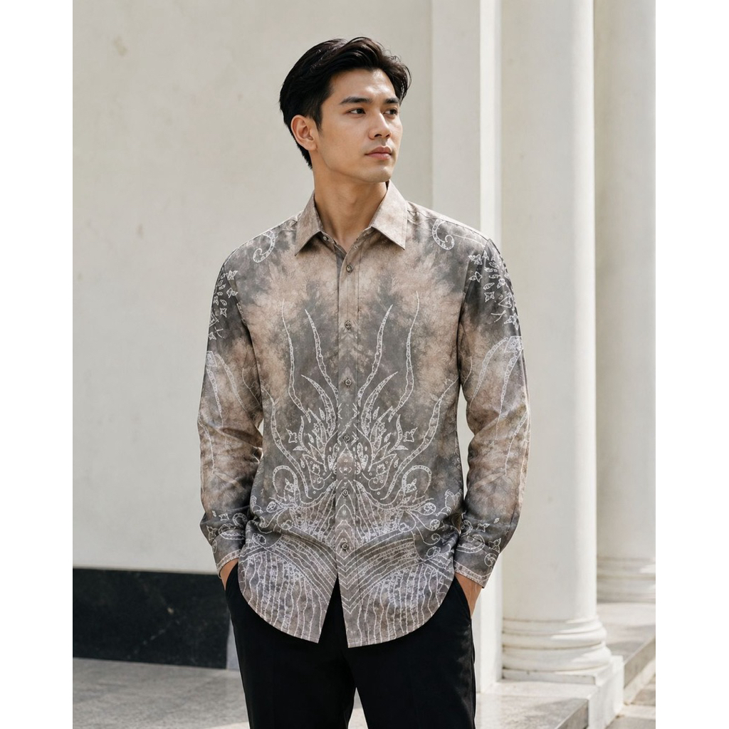 Kemeja Sasirangan Pria (Lengan Panjang)