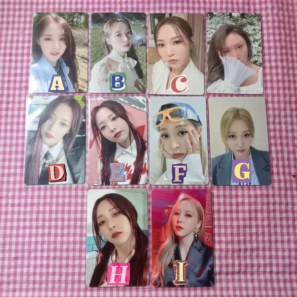 READY STOCK PHOTOCARD PC MOONBYUL HWASA MAMAMOO
