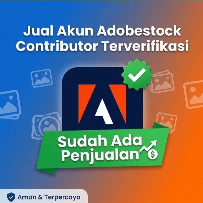 Akun Adobe Stock Contributor (Akun Sudah Ade Penjualan)
