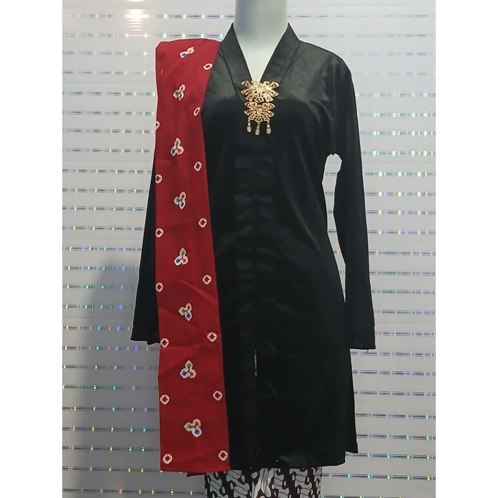 1SET KEBAYA TUNIK KARTINI ((BAJU+ROK+SELENDANG))