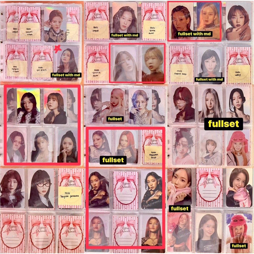 [ BACA DESC ] PC PHOTOCARD MERCHANDISE SNSD GIRLS GENERATION TAEYEON JESSICA SUNNY TIFFANY HYOYEON Y
