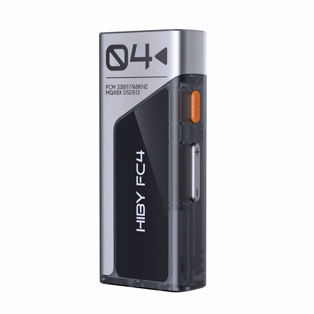 HiBy FC4 USB DAC Dongle Headphone Amplifier MQA 4.4mm 3.5mm Hitam