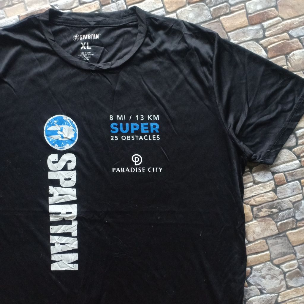Kaos Running Jersey lari pria branded preloved original
