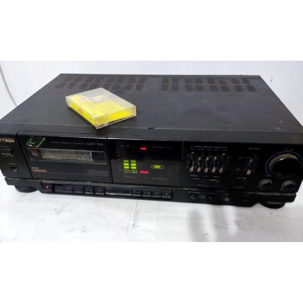 Radio Tape deck POLYTRON DAT BIG BAND amplifier kaset gitar karaoke bass bkn compo ddr3 ddr2 g41 cor