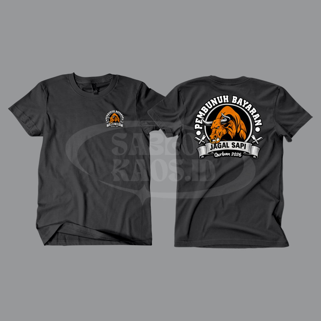 Tshirt Baju Kaos Panitia Qurban 2026 / Kaos Jagal Sapi / Kaos Panitia Hewan Qurban