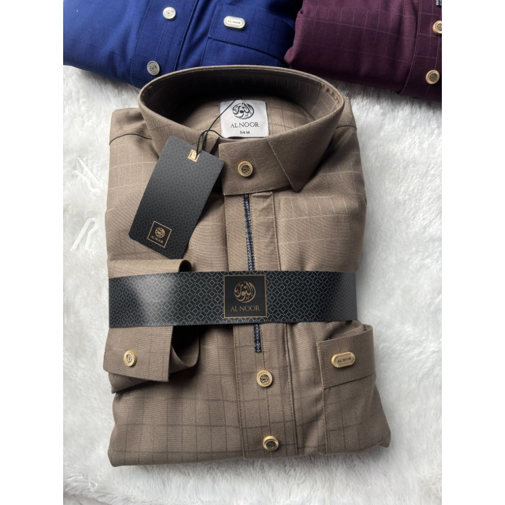 JUBAH ALNOOR BAHAN KATUN BERSERAT (COD JUBAH ALNOOR PREMIUM)
